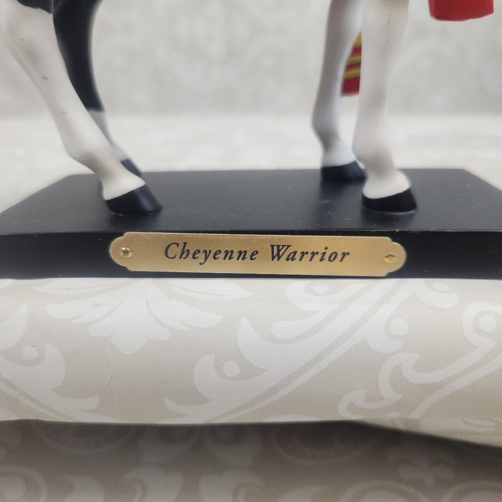 Painted Ponies Cheyenne Warrior Painted Horse Figurine - Picture 3 of 7